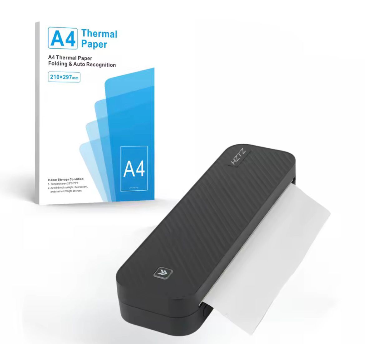 Stampante Termica Portatile A4 Senza Inchiostro - Stampa PDF, Excel, Word - Ideale per Ufficio, Casa e Scuola