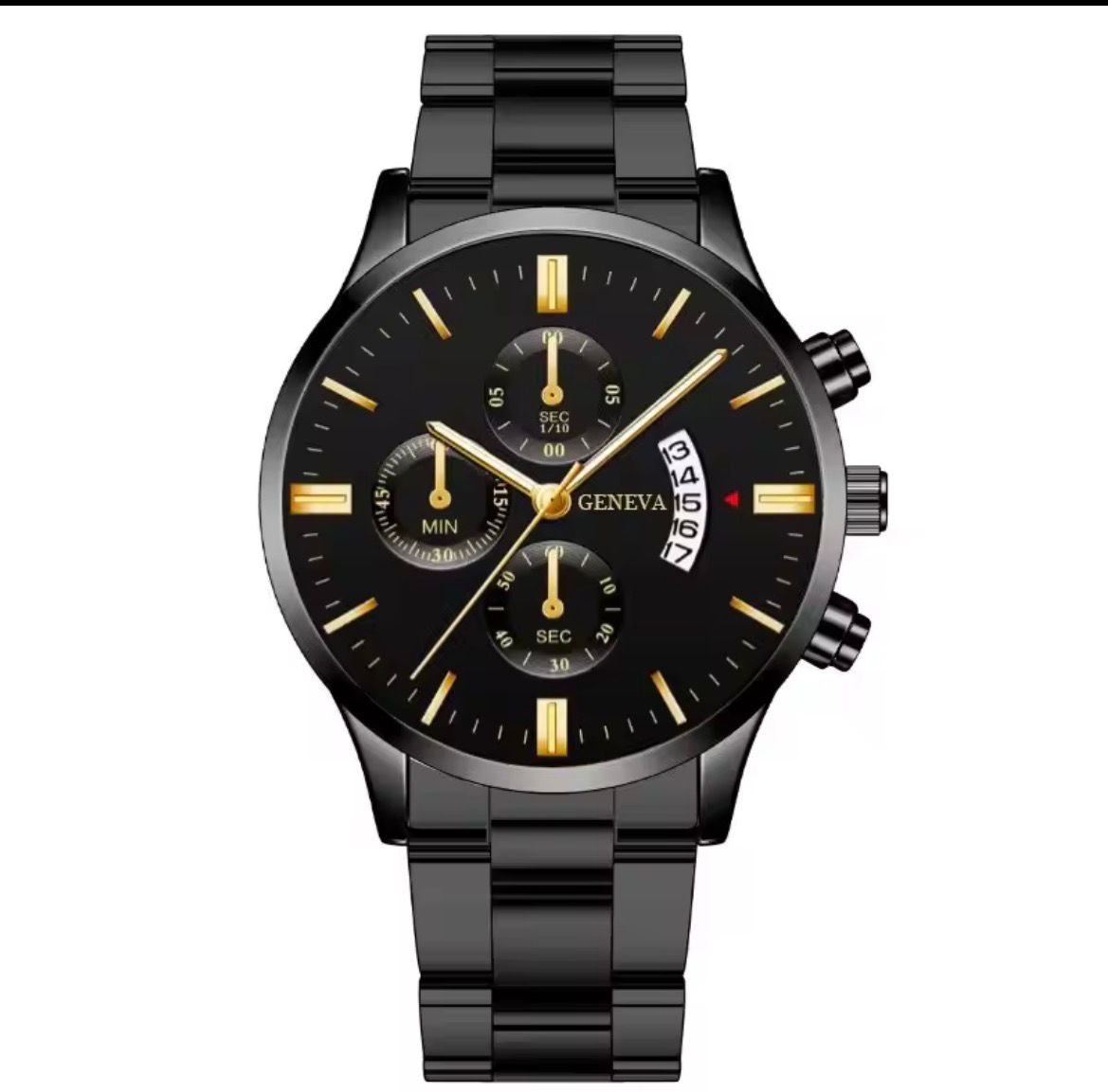 Orologio da Uomo Elegante Deyros – Design Minimalista in Acciaio, Movimento al Quarzo con Calendario